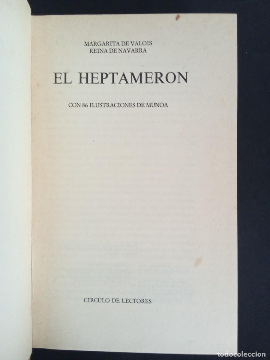 Libros de segunda mano: MARGARITA DE NAVARRA.- El Heptameron. C&iacute;rculo de Lectores (1970). Traducci&oacute;n de Josefina Martinez Ga