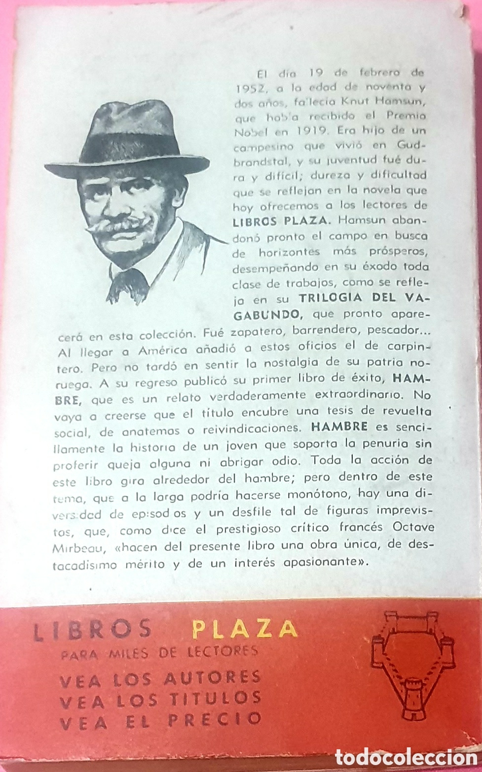 Libros de segunda mano: Hambre, de Knut Hamsun. - Foto 2