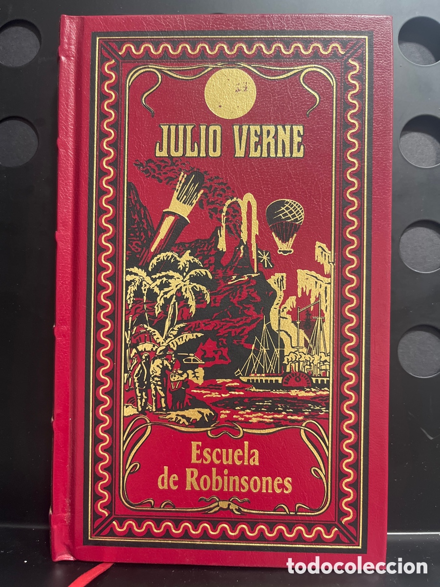 Libros de segunda mano: ESCUELA DE ROBINSONES BIBLIOTECA JULIO VERNE RBA ( 2002 )