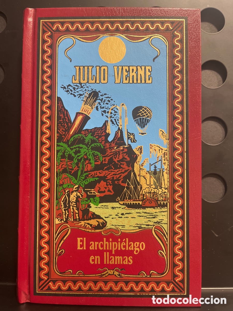 Libros de segunda mano: EL ARCHIPI&Eacute;LAGO EN LLAMAS BIBLIOTECA JULIO VERNE RBA ( 2002 )