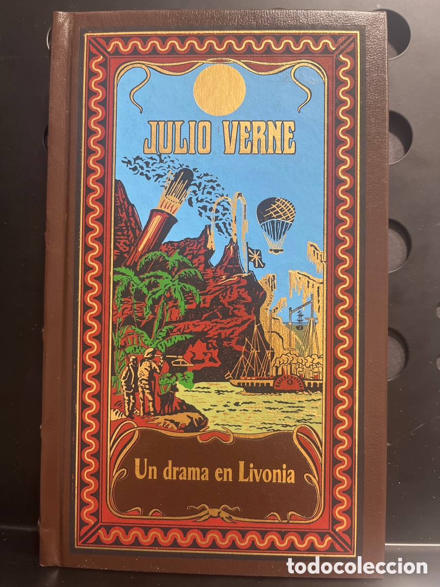 Libros de segunda mano: UN DRAMA EN LIVONIA BIBLIOTECA JULIO VERNE RBA 2002