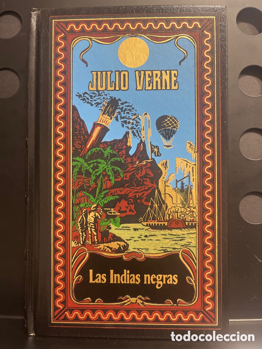 Libros de segunda mano: LAS INDIAS NEGRAS BIBLIOTECA JULIO VERNE RBA ( 2002 )
