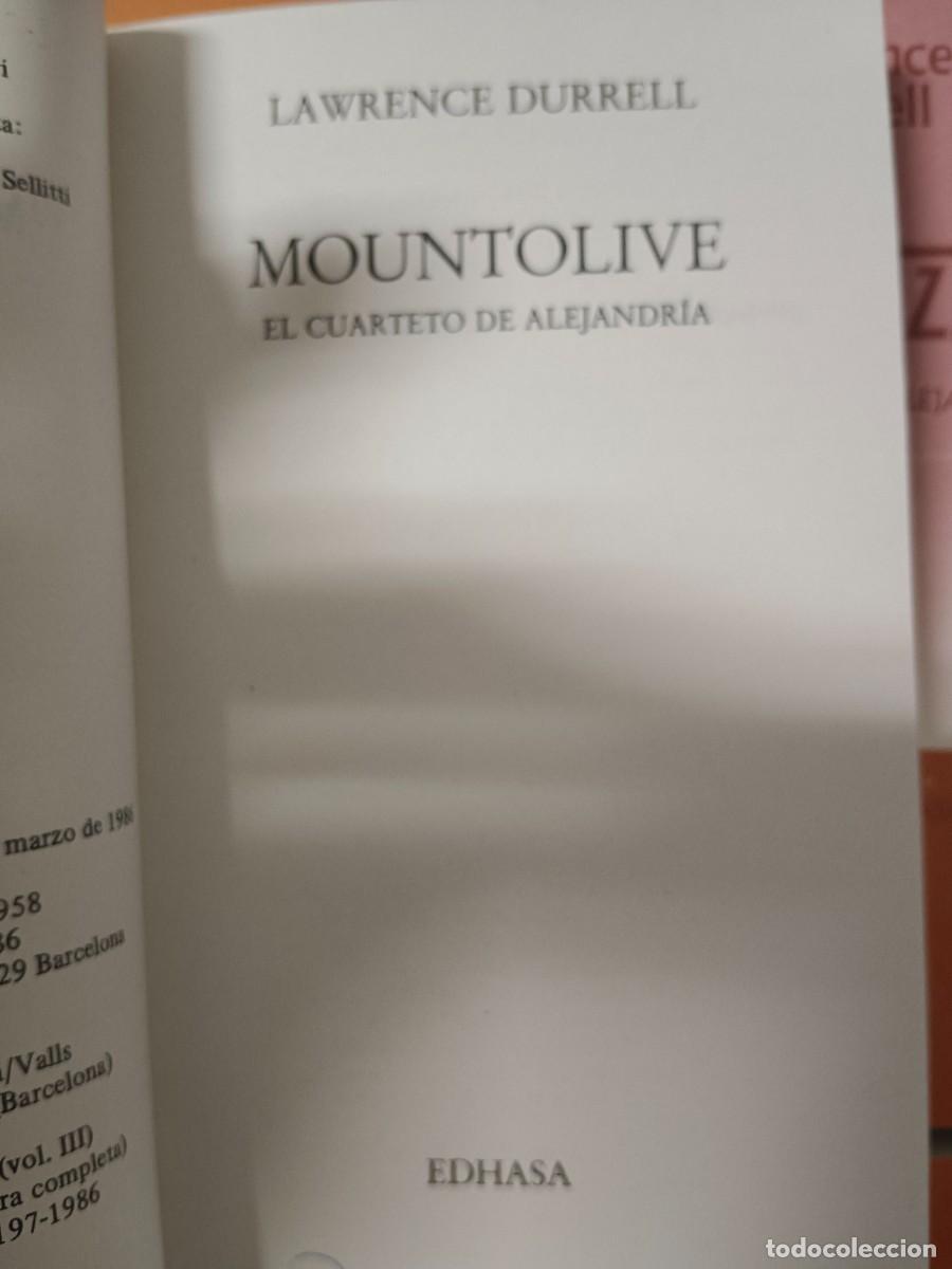 Libros de segunda mano: EL CUARTETO DE ALEJANDR&Iacute;A LAWRENCE DURRELL - Foto 9