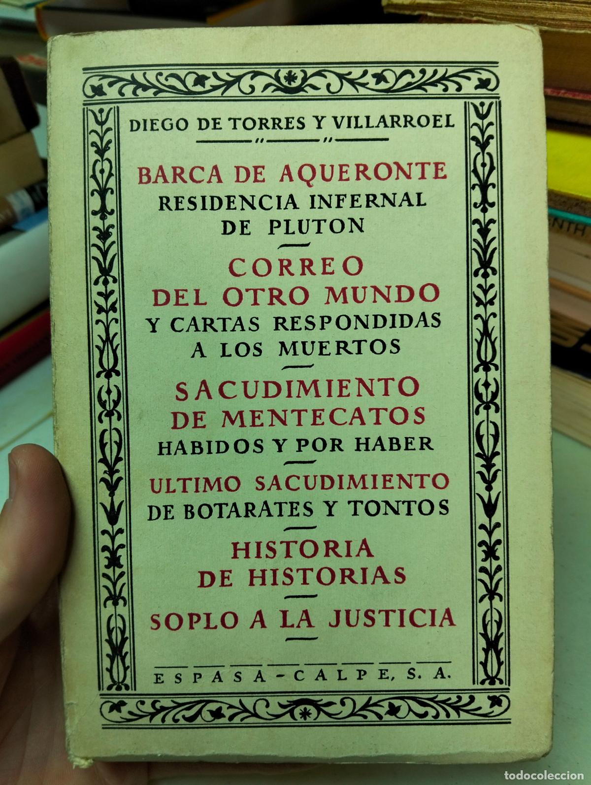 Libros de segunda mano: Literatura Espa&ntilde;ola. Diego de Torres Villarroel, Varias. Espasa Calpe, 1969, VISITA CATALOGO, L55