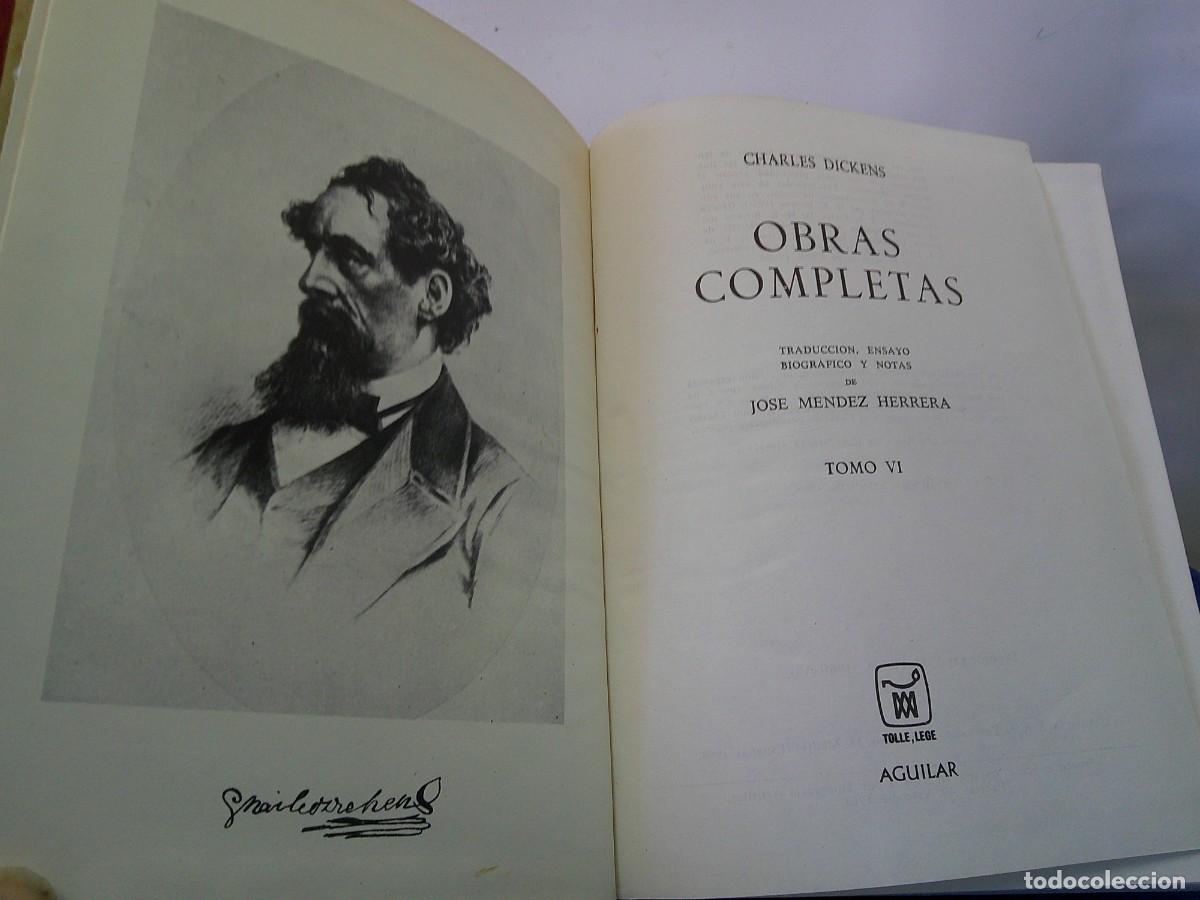 Libros de segunda mano: &iexcl;&iexcl; Charles DICKENS: ( OBRAS COMPLETAS). Tomo VI. ( Aguilar-1968) . Sus &rdquo;GRANDES NOVELAS&rdquo;. !! C-32.