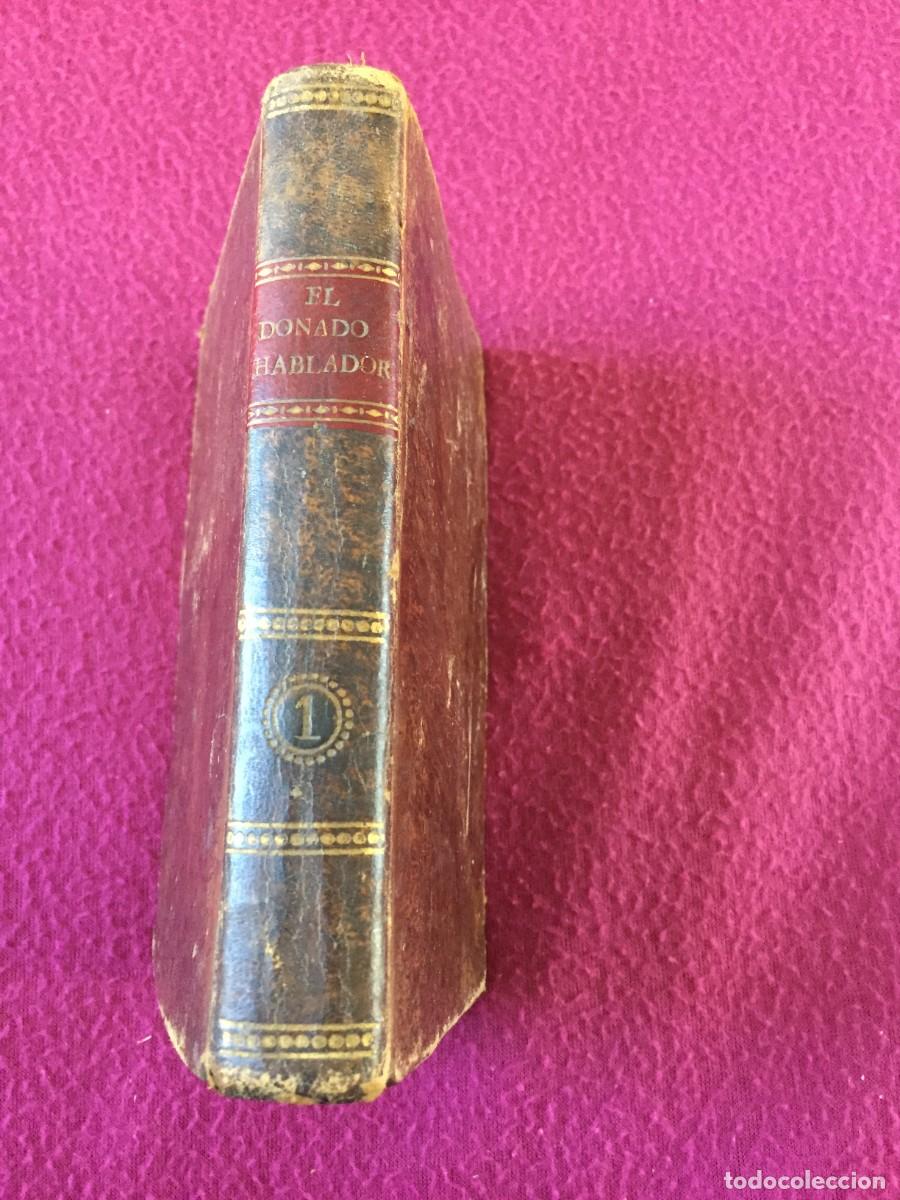 Libros de segunda mano: El donado hablador, vida y aventuras de Alonso, mozo de muchos amos. Tomo I - 1804 Libreria Viana