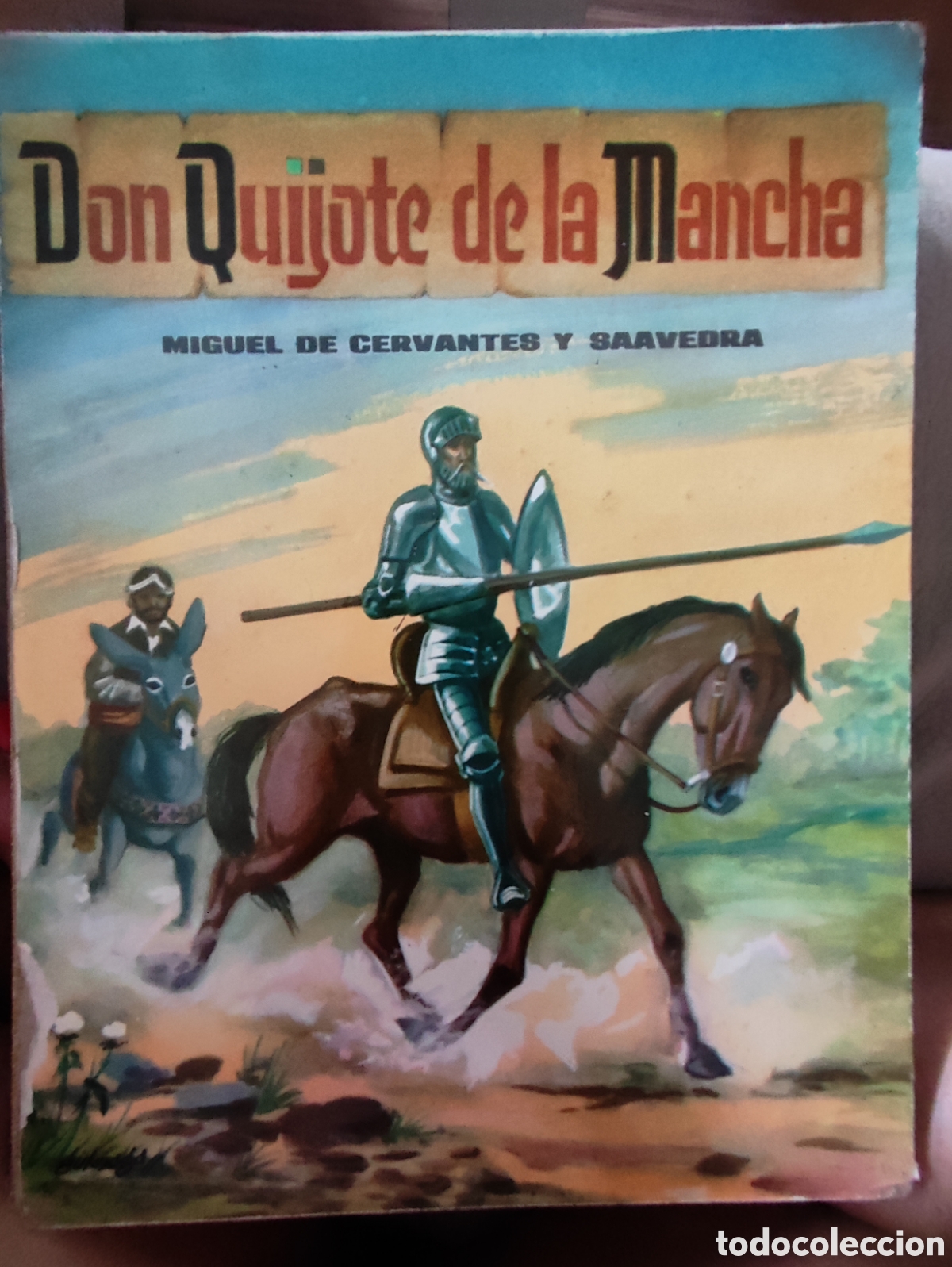 Libros de segunda mano: Don Quijote de la Mancha &ndash; Miguel de Cervantes &ndash; Editorial Vasco Americana &ndash; 1963 &ndash; Ilustrado