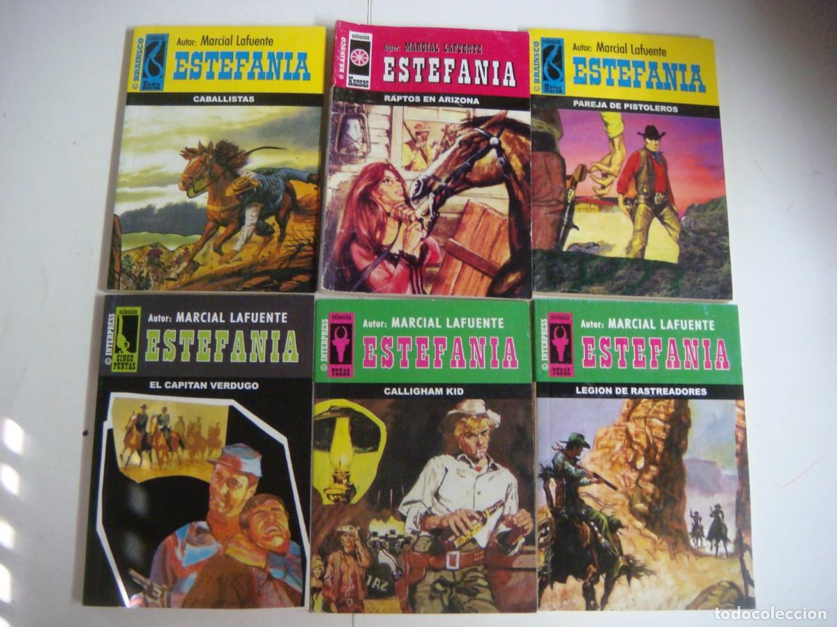 Libros de segunda mano: NOVELAS DEL OESTE DE ESTEFANIA LOTE DE 10 NOVELAS-(&)