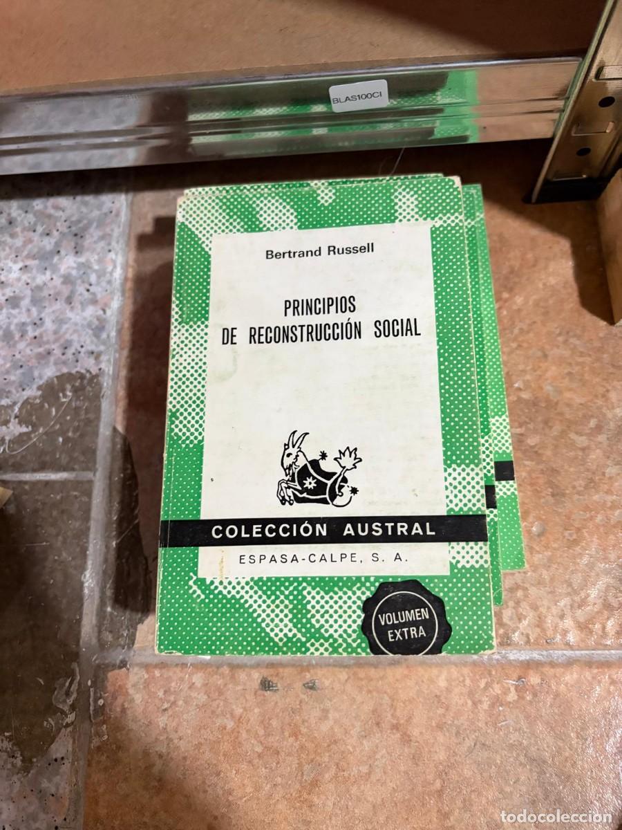 Libros de segunda mano: BLAS100C1 + Principios de reconstrucci&oacute;n social + Bertrand Russell + Espasa-Calpe, S. A.