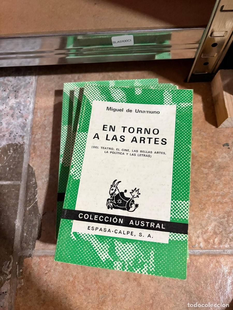 Libros de segunda mano: BLAS100C1 + En torno a las artes + Miguel de Unamuno + Espasa-Calpe, S. A.