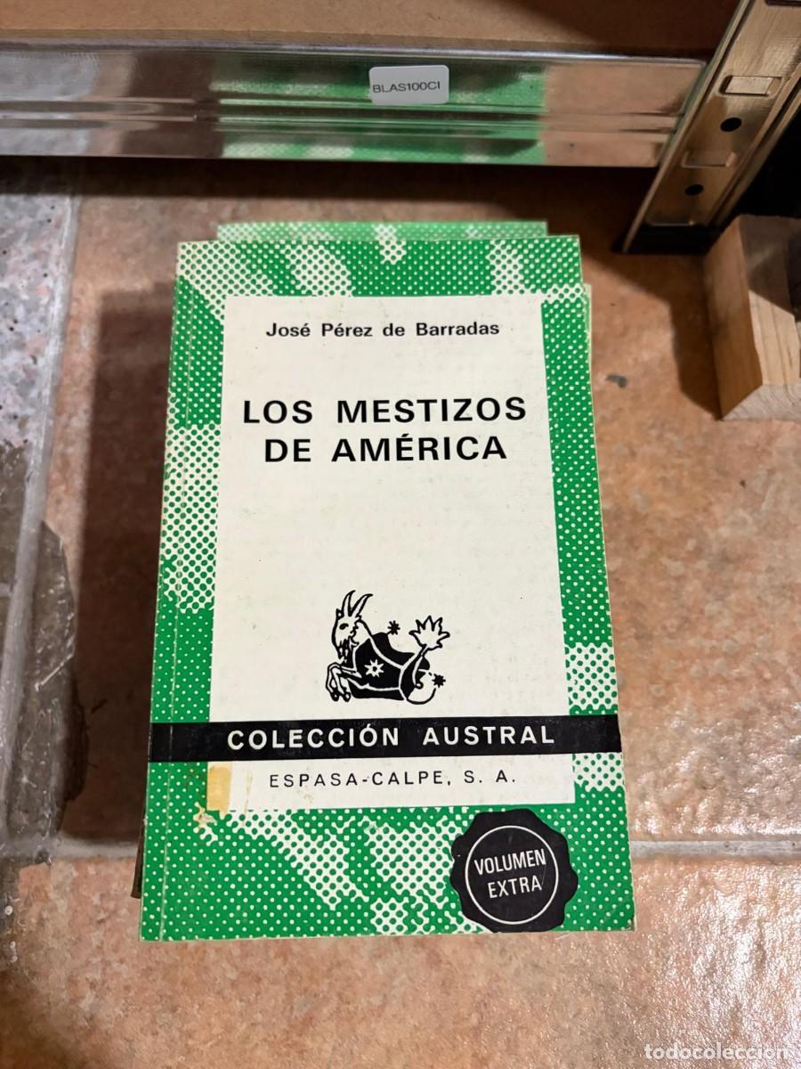 Libros de segunda mano: BLAS100CI + Los mestizos de Am&eacute;rica + Jos&eacute; P&eacute;rez de Barradas + Espasa-Calpe, S. A.