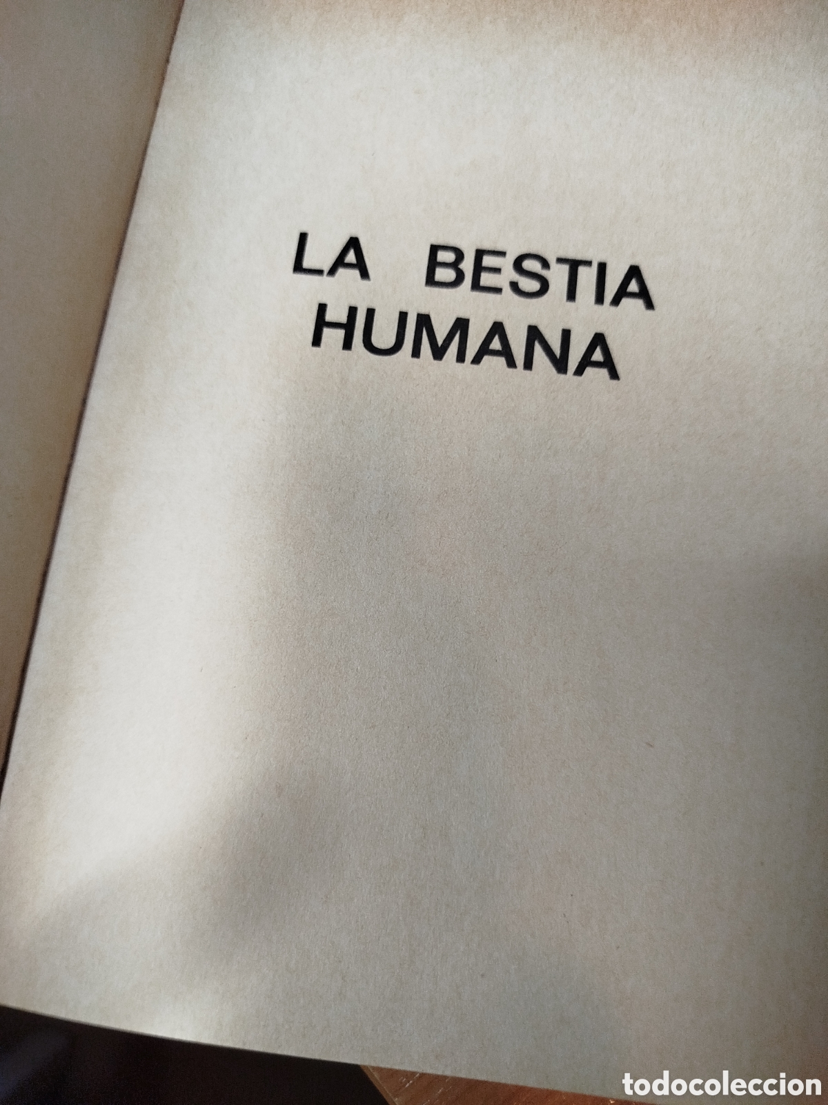 Libros de segunda mano: La bestia humana. Emilio zola.