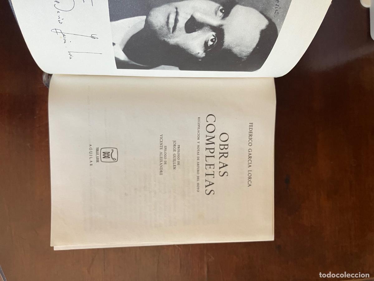 Libros de segunda mano: Aguilar. Obras Completas: FEDERICO GARCIA LORCA . 15&ordf; Edicion 1969