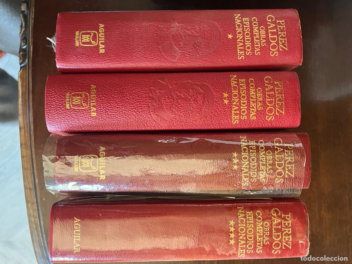Libros de segunda mano: OBRAS COMPLETAS, EPISODIOS NACIONALES, BENITO PEREZ GALDOS, AGUILAR, 1971, 4 TOMOS,