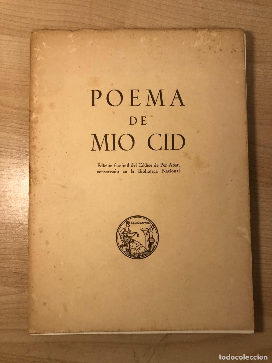 Libros de segunda mano: Poema de Mio Cid facs&iacute;mil C&oacute;dice de Per Abat Biblioteca Nacional 1977