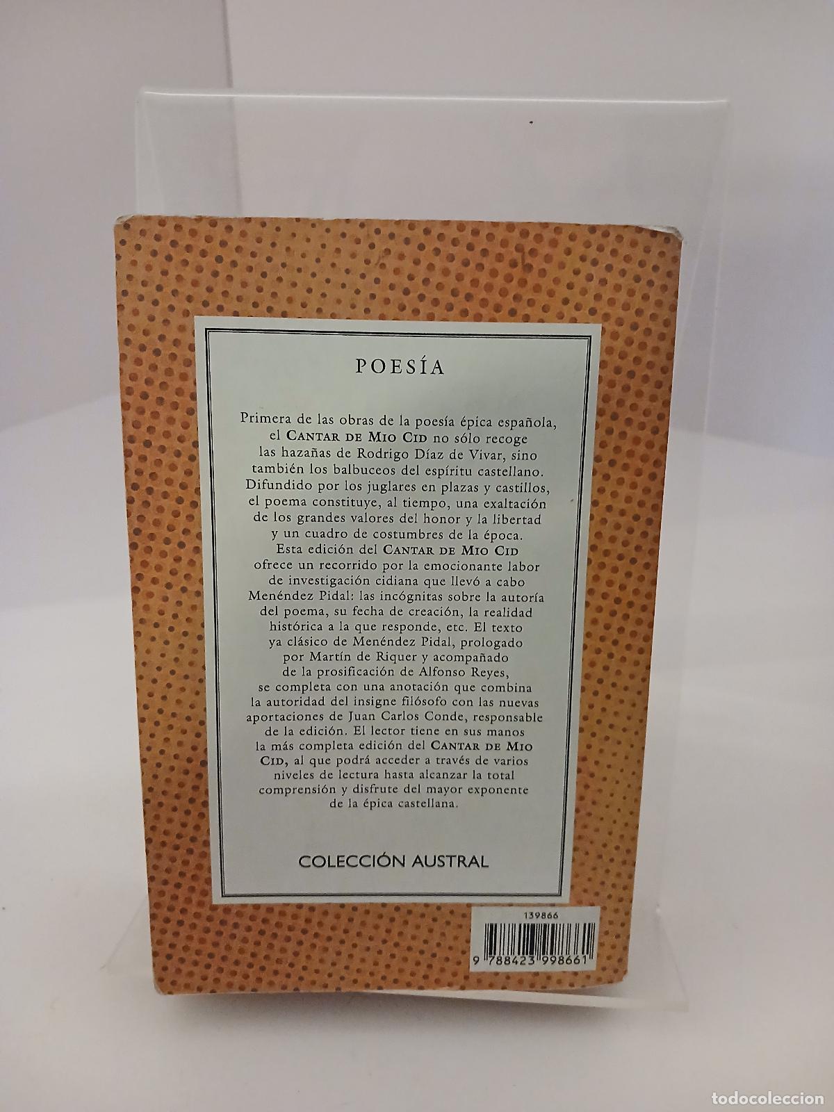 Libros de segunda mano: Cantar de Mio Cid - Anonimo - Foto 3