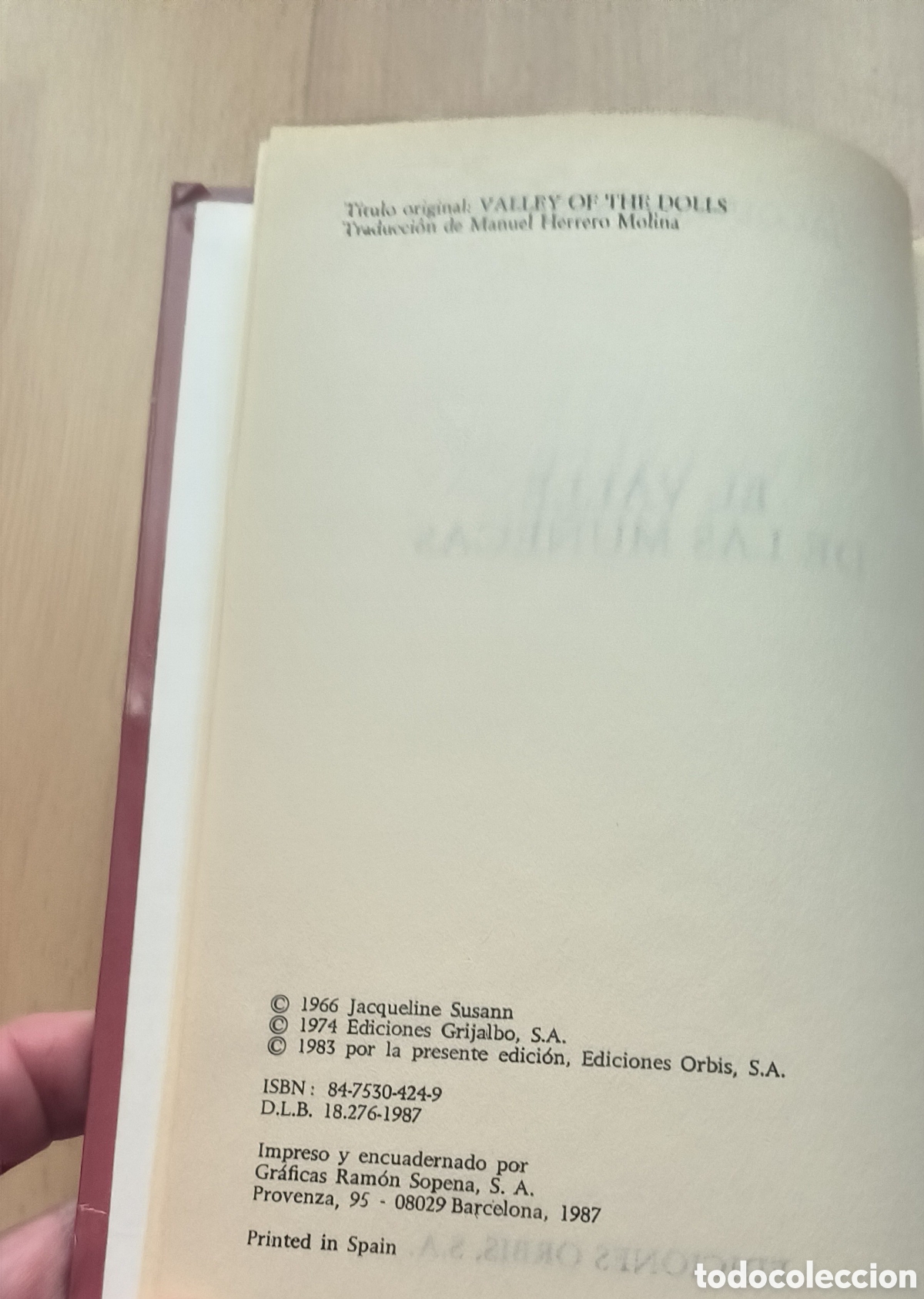 Libros de segunda mano: Novelas de cine. El valle de las mu&ntilde;ecas - Foto 3