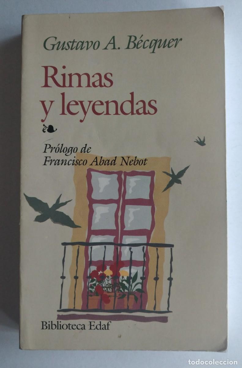 Second hand books: Rimas y leyendas. Gustavo A. B&eacute;cquer. Pr&oacute;logo de Francisco Abad Nebot