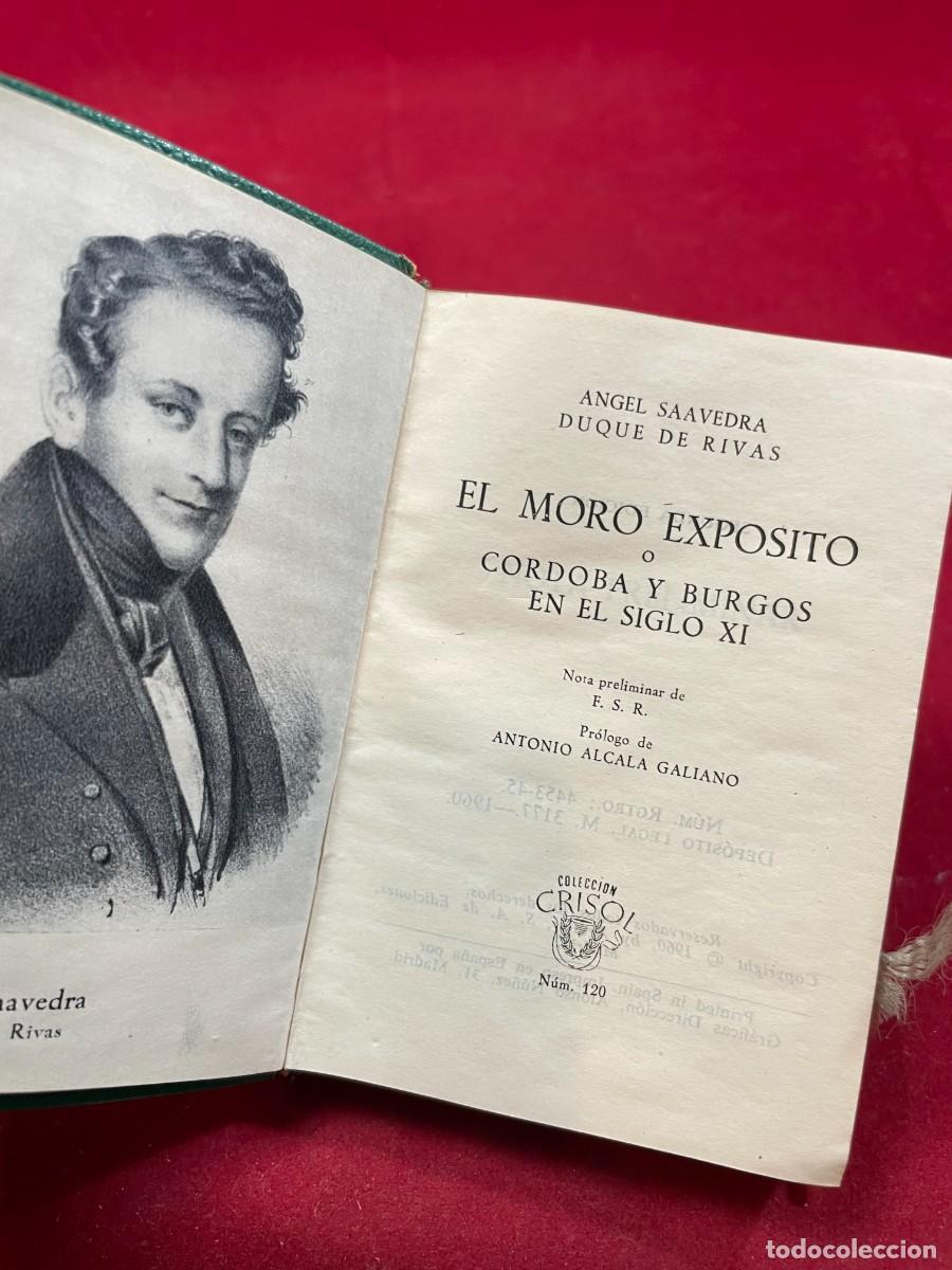 Second hand books: EL MORO EXP&Oacute;SITO &ndash; DUQUE DE RIVAS &ndash; AGUILAR &ndash; CRISOL N&ordm; 120 &ndash; 1960