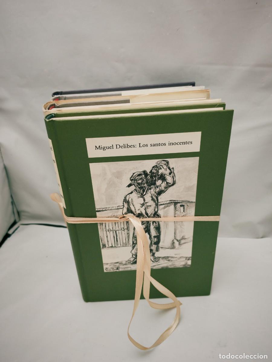 Second hand books: PACK 4 Libros, con ilustraciones, de Miguel Delibes: Los santos inocentes / Y 3 LIBROS M&Aacute;S...