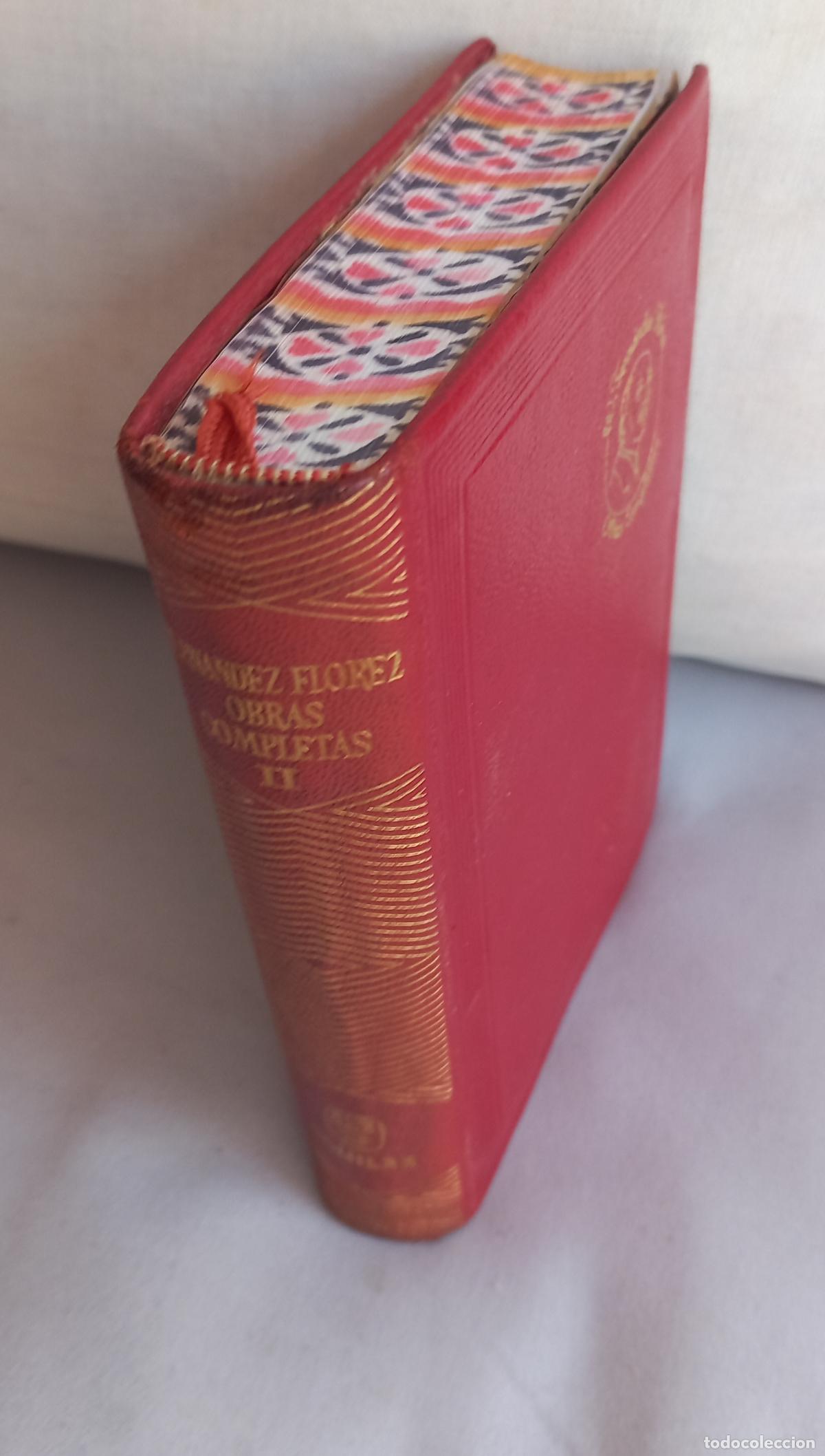 Libros de segunda mano: Tomo II de las Obras completas de Wenceslao Fern&aacute;ndez Fl&oacute;rez, 1959 Editorial Aguilar Colecci&oacute;n Joya