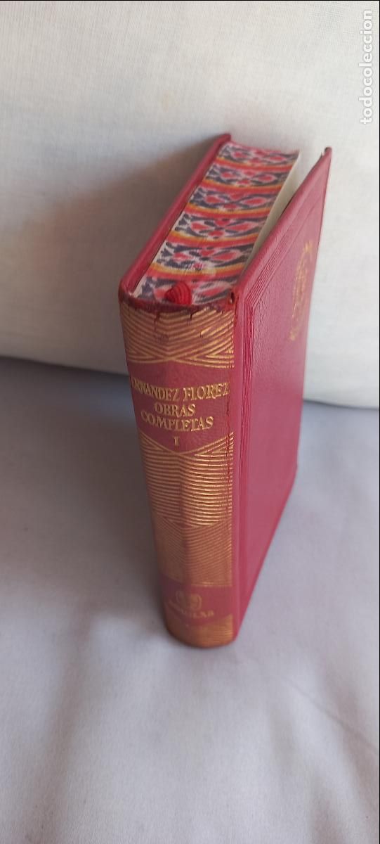 Libros de segunda mano: Tomo I de las Obras completas de Wenceslao Fern&aacute;ndez Fl&oacute;rez, 1958 Editorial Aguilar Colecci&oacute;n Joya