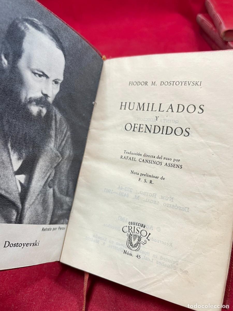 Libros de segunda mano: HUMILLADOS Y OFENDIDOS &ndash; DOSTOYEVSKI &ndash; AGUILAR CRISOL N&ordm; 45 1961