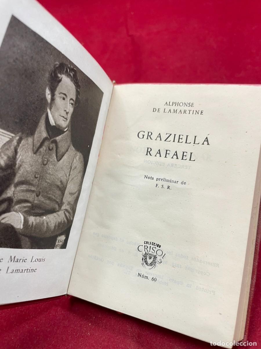 Libros de segunda mano: GRAZIELLA RAFAEL &ndash; ALPHONSE DE LAMARTINE &ndash; AGUILAR CRISOL N&ordm; 60 &ndash; 1952 PIEL