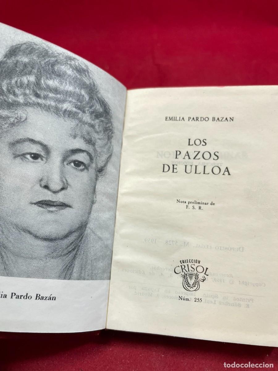 Second hand books: LOS PAZOS DE ULLOA &ndash; EMILIA PARDO BAZ&Aacute;N &ndash; AGUILAR CRISOL 255 &ndash; 1959 &ndash; PIEL