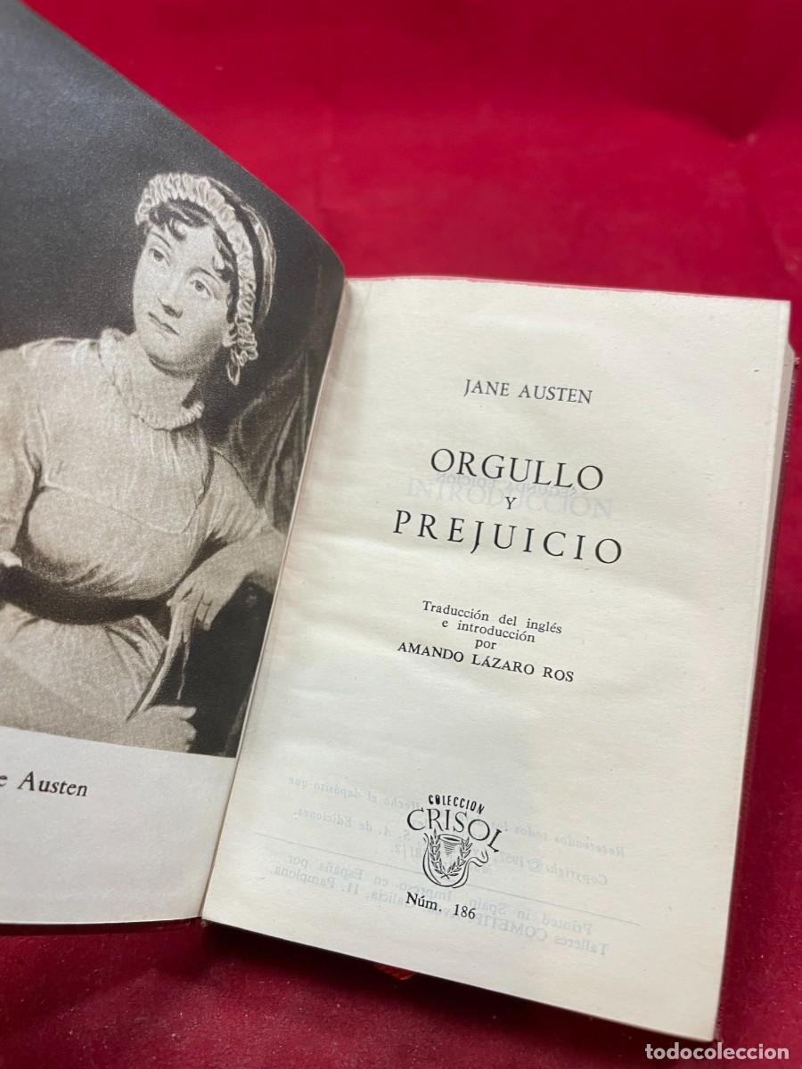 Libros de segunda mano: ORGULLO Y PREJUICIO &ndash; JANE AUSTEN &ndash; AGUILAR CRISOL 186 &ndash; 1957 &ndash; PIEL &ndash; 2&ordf; EDICI&Oacute;N