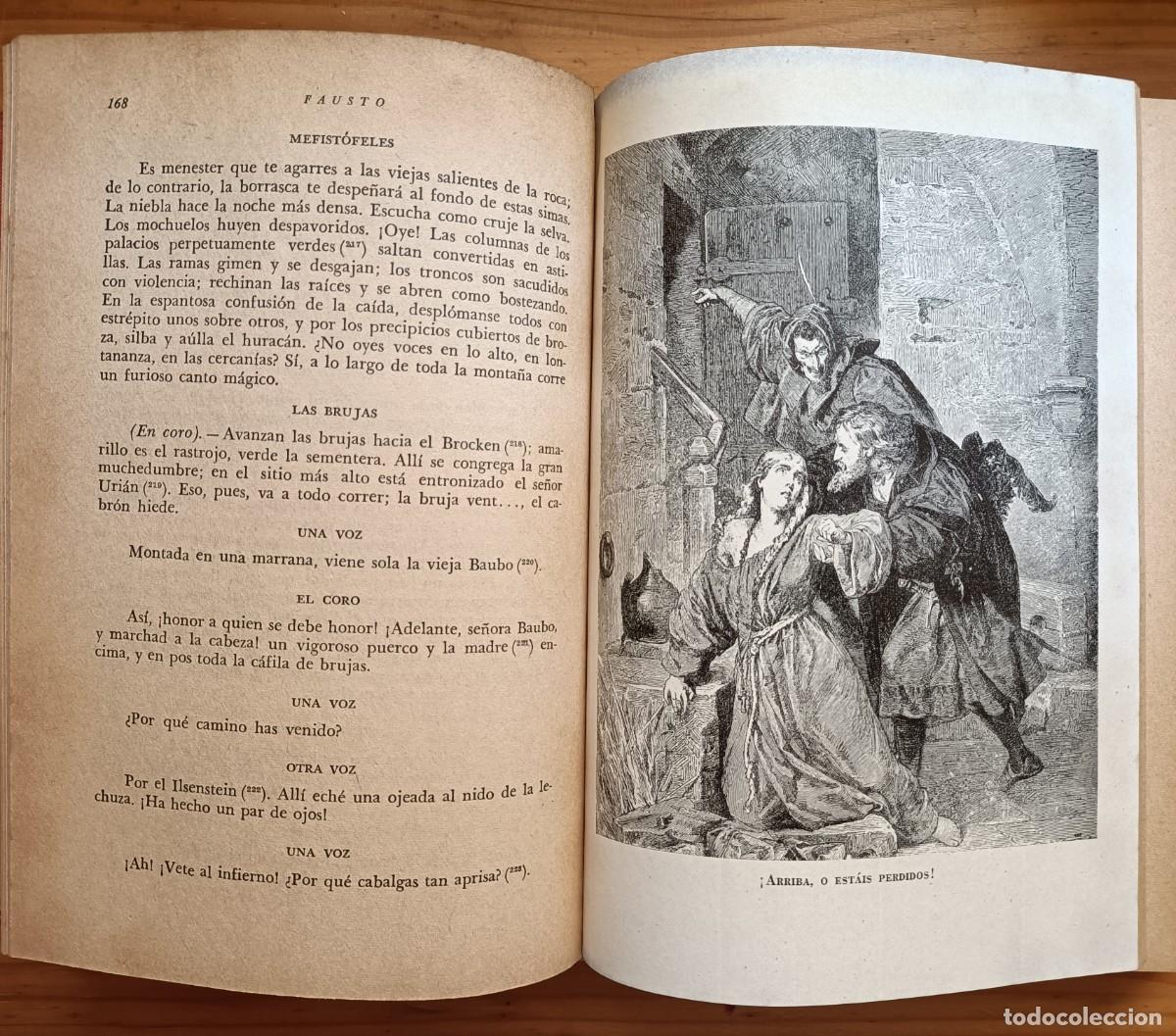 Libros de segunda mano: Fausto, de Goethe. Editado en Argentina en 1947. - Foto 6