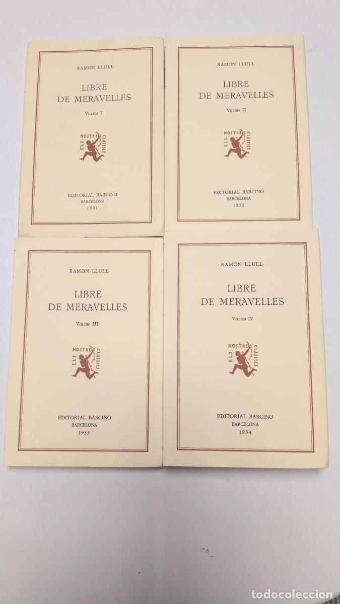 Libros de segunda mano: Libre de meravelles (4 volums) - Llull, Ramon - Foto 1