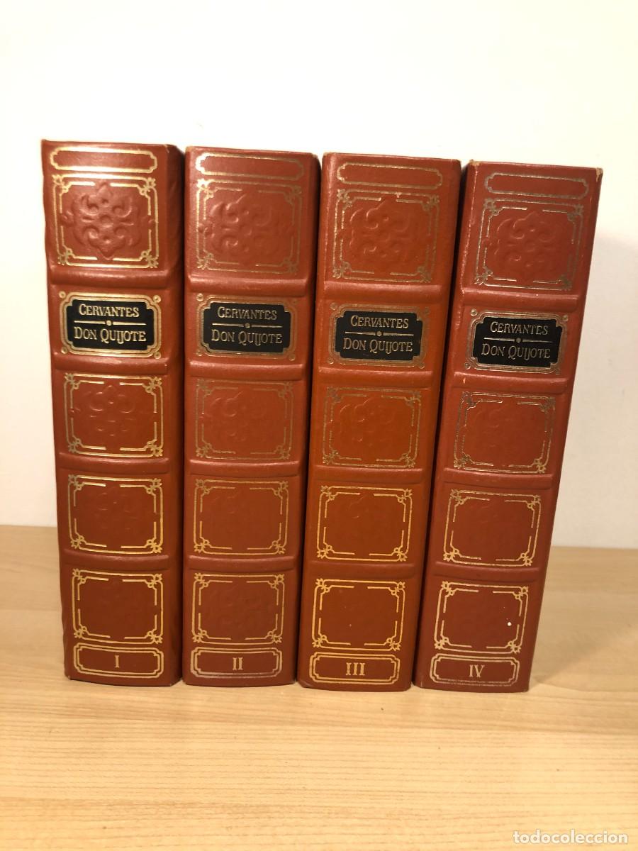 Libros de segunda mano: Don Quijote Cervantes 4 tomos Aguilar 1983 ilustrado con grabados de Gustavo Dor&eacute;
