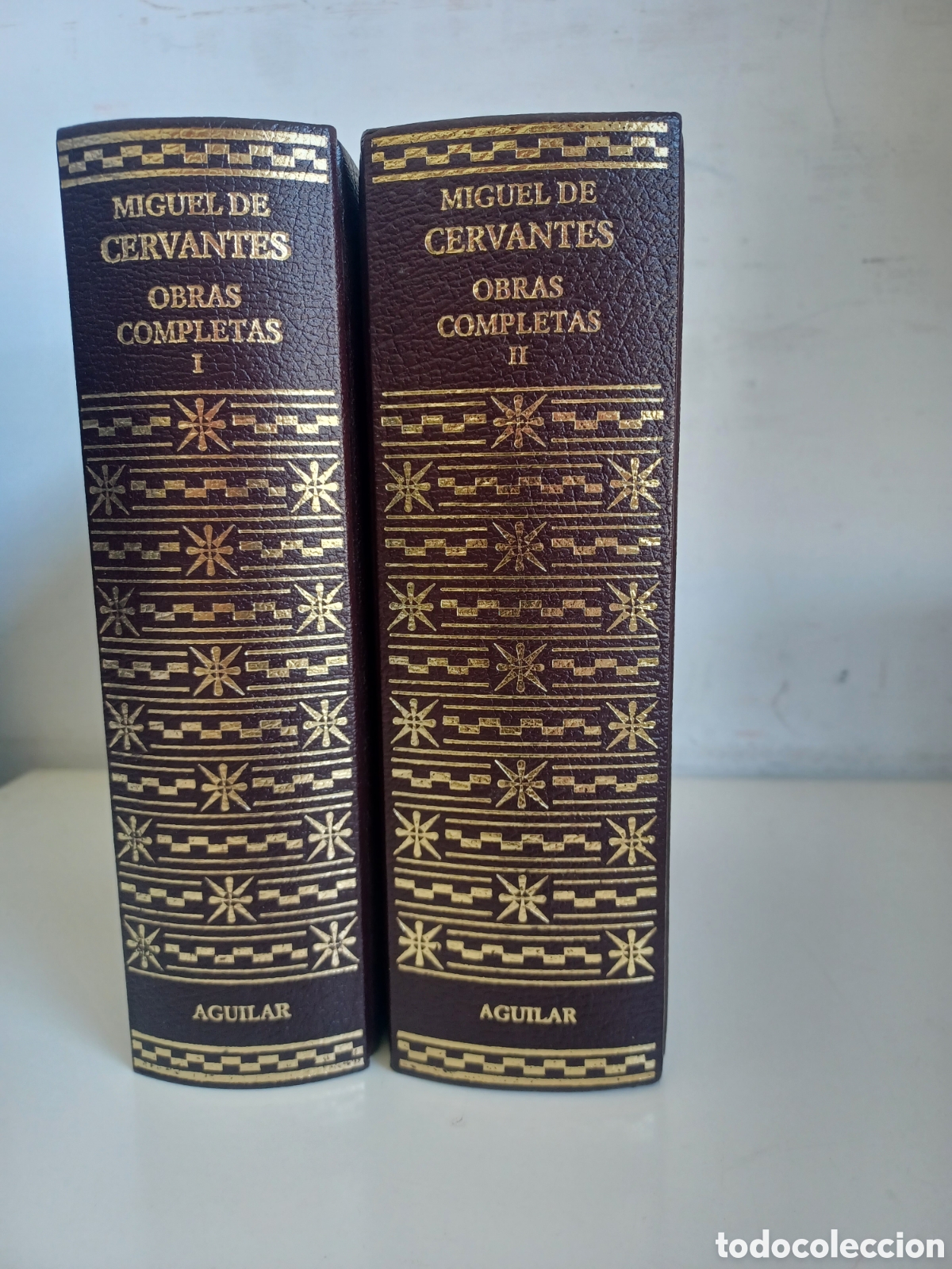 Libros de segunda mano: Miguel de Cervantes. Obras completas. 2 tomos/ Aguilar, 2007