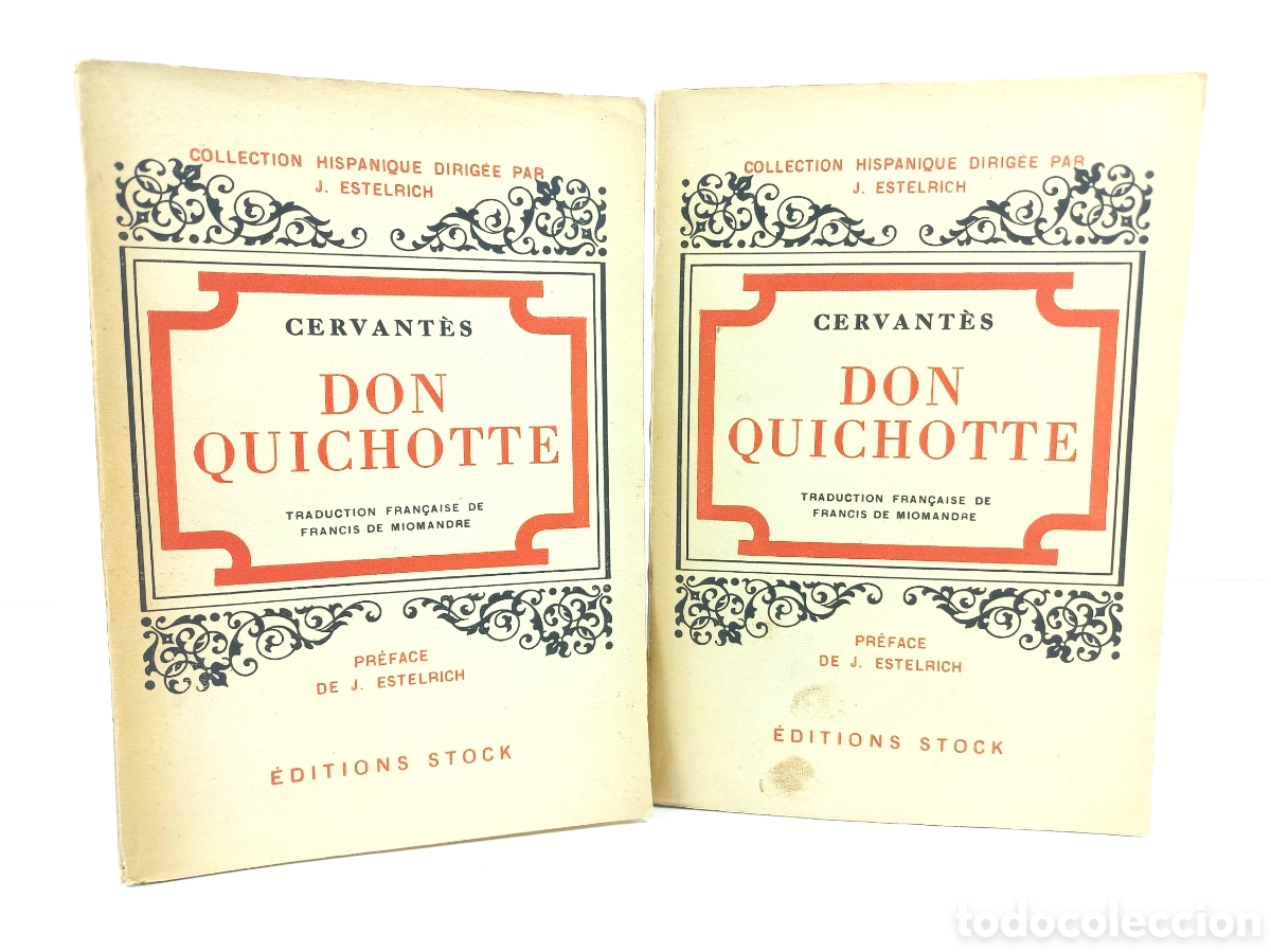 Libros de segunda mano: Don Quichotte. Cervantes. Editions Stock. Estelrich. 1944.