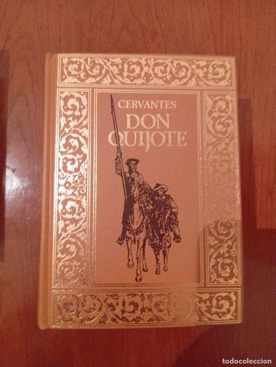 Libros de segunda mano: Don quijote de Cervantes edici&oacute;n dorada - Foto 3