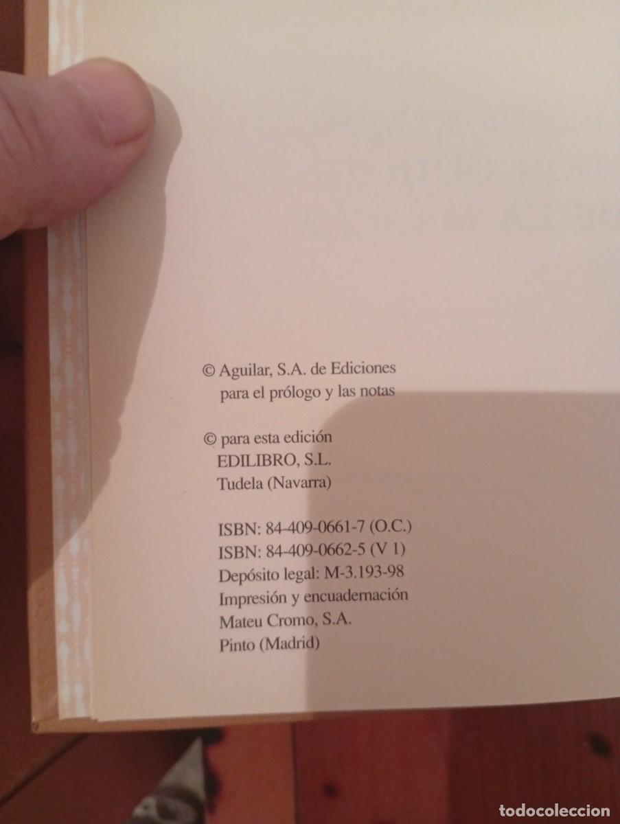 Libros de segunda mano: Don quijote de Cervantes edici&oacute;n dorada - Foto 5