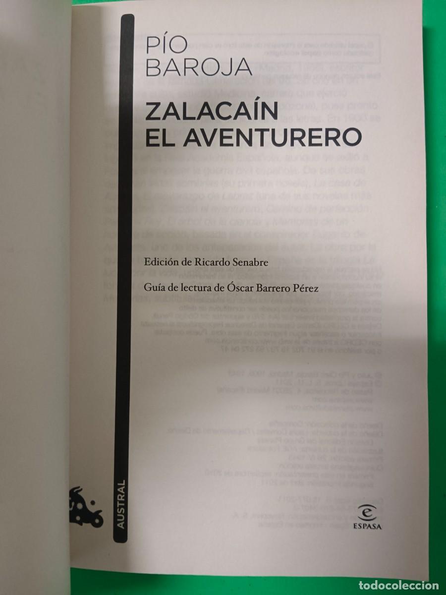 Libros de segunda mano: ZALACA&Iacute;N EL AVENTURERO. P&Iacute;O BAROJA - Foto 7