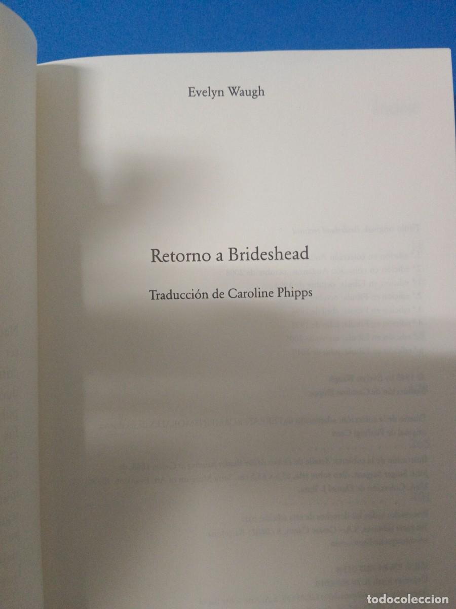 Libros de segunda mano: RETORNO A BRIDESHEAD. EVELYN WAUGH - Foto 8