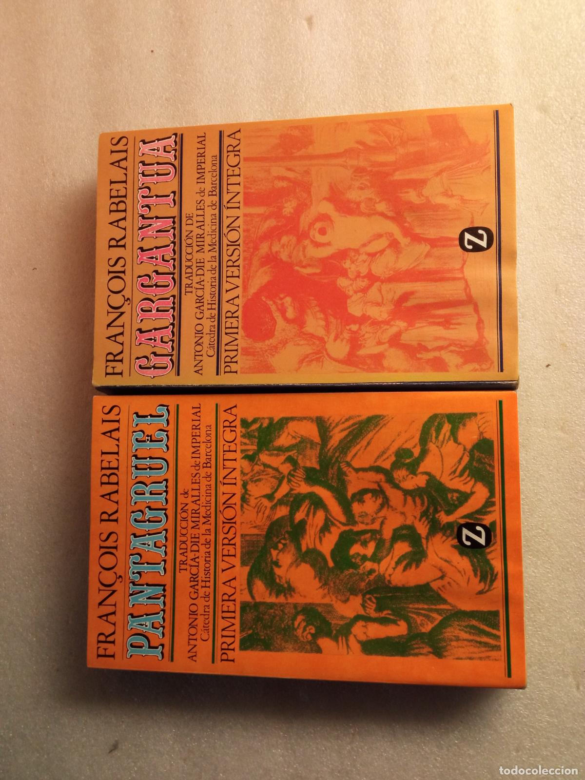 Libros de segunda mano: GARGANTUA Y PANTAGRUEL (2 VOLUMENES) - FRANCOIS RABELAIS
