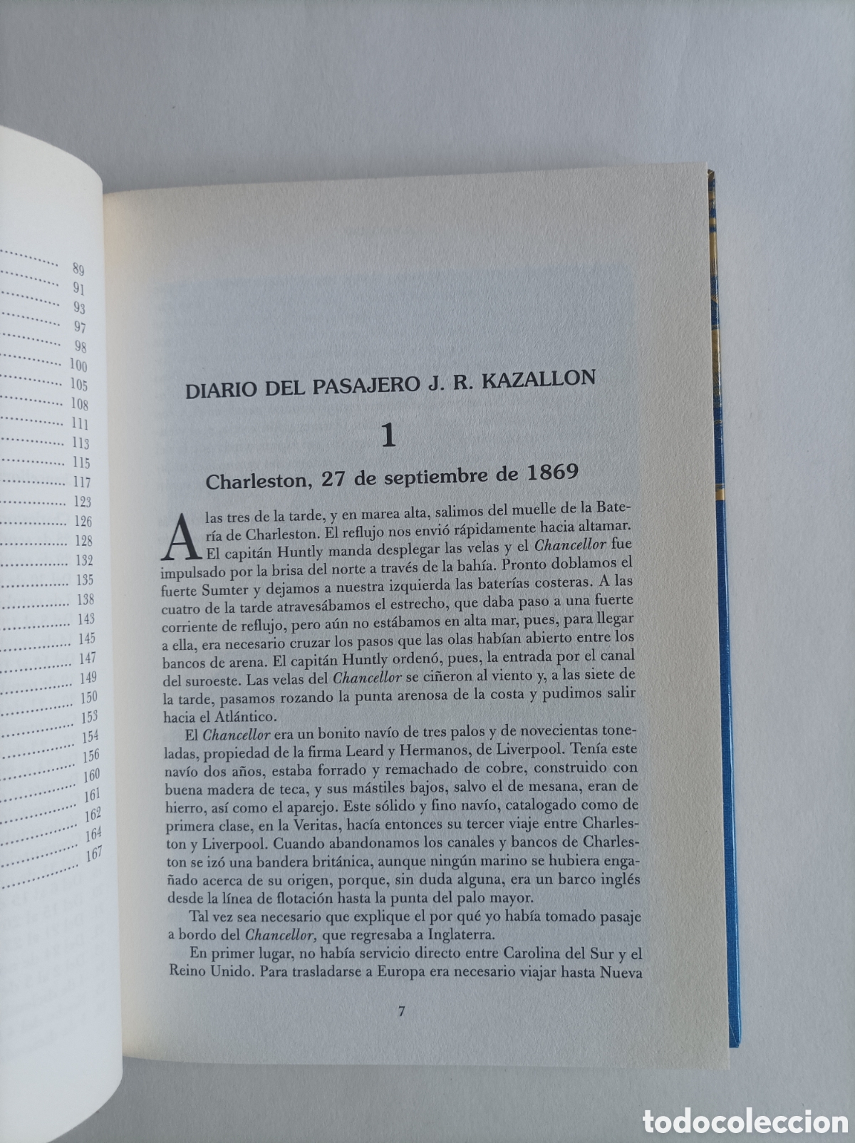 Libros de segunda mano: El Chancellor / Julio Verne. Editorial Rueda - Foto 5
