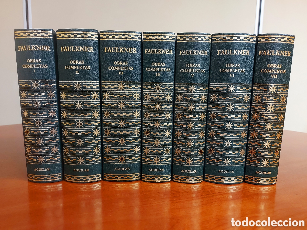 Libros de segunda mano: William Faulkner, Obras Completas. 7 tomos (colecci&oacute;n completa). Aguilar, 2004.