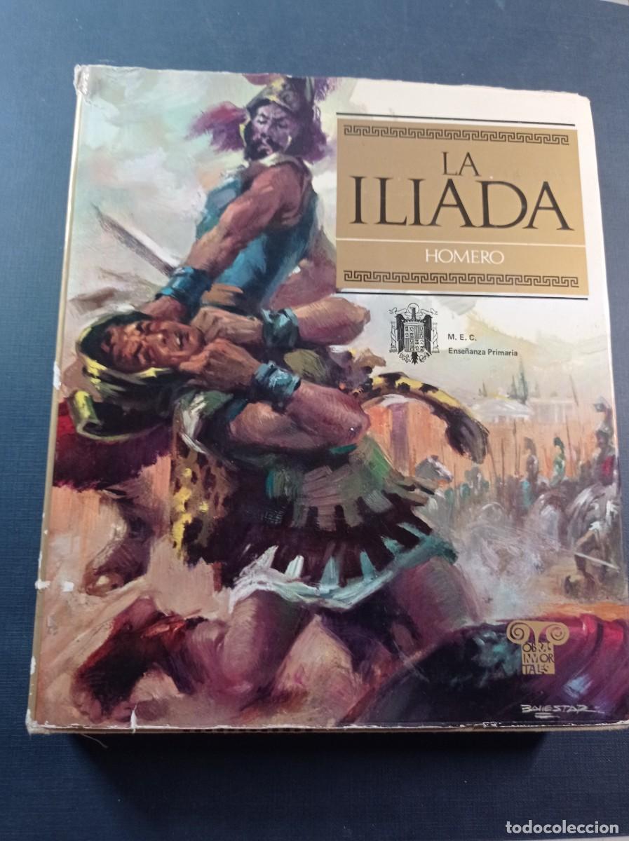 Libros de segunda mano: LA ILIADA. HOMERO. RAM&Oacute;N CONDE OBREG&Oacute;N. OBRAS INMORTALES. VER&Oacute;N, VICENS VIVES, 1970. BALLESTAR ++++