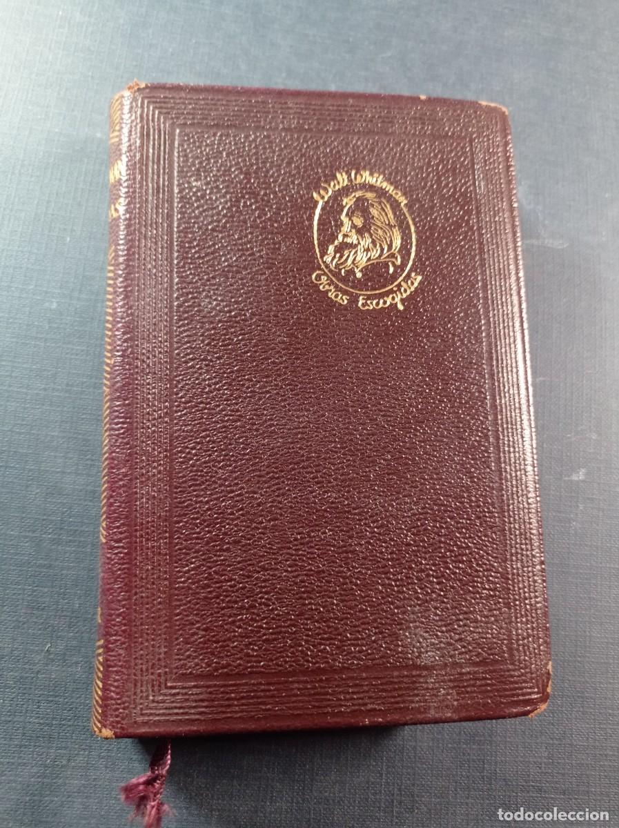 Libros de segunda mano: OBRAS ESCOGIDAS. WALT WHITMAN. ENSAYO, VERSI&Oacute;N Y NOTAS DE CONCHA ZARDOYA. AGUILAR, 1967. VER ++