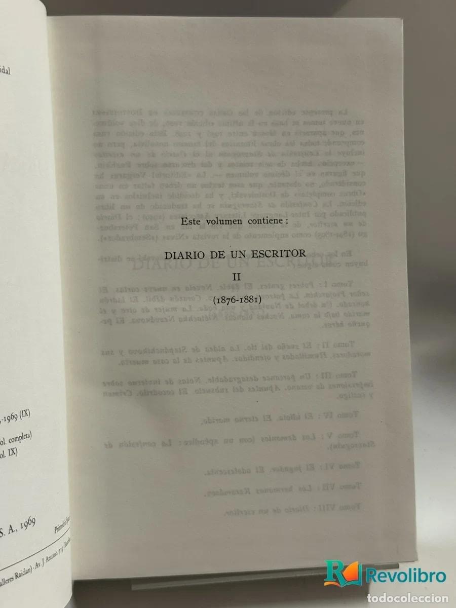 Libros de segunda mano: Diario de un Escritor II (1876-1881) - F. M. Dostoievski
