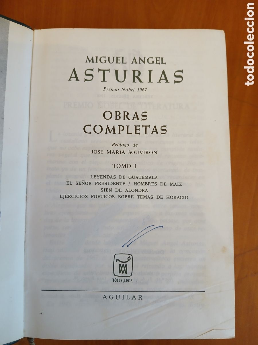 Libros de segunda mano: Obras Completas. M. A. Asturias. - Foto 4