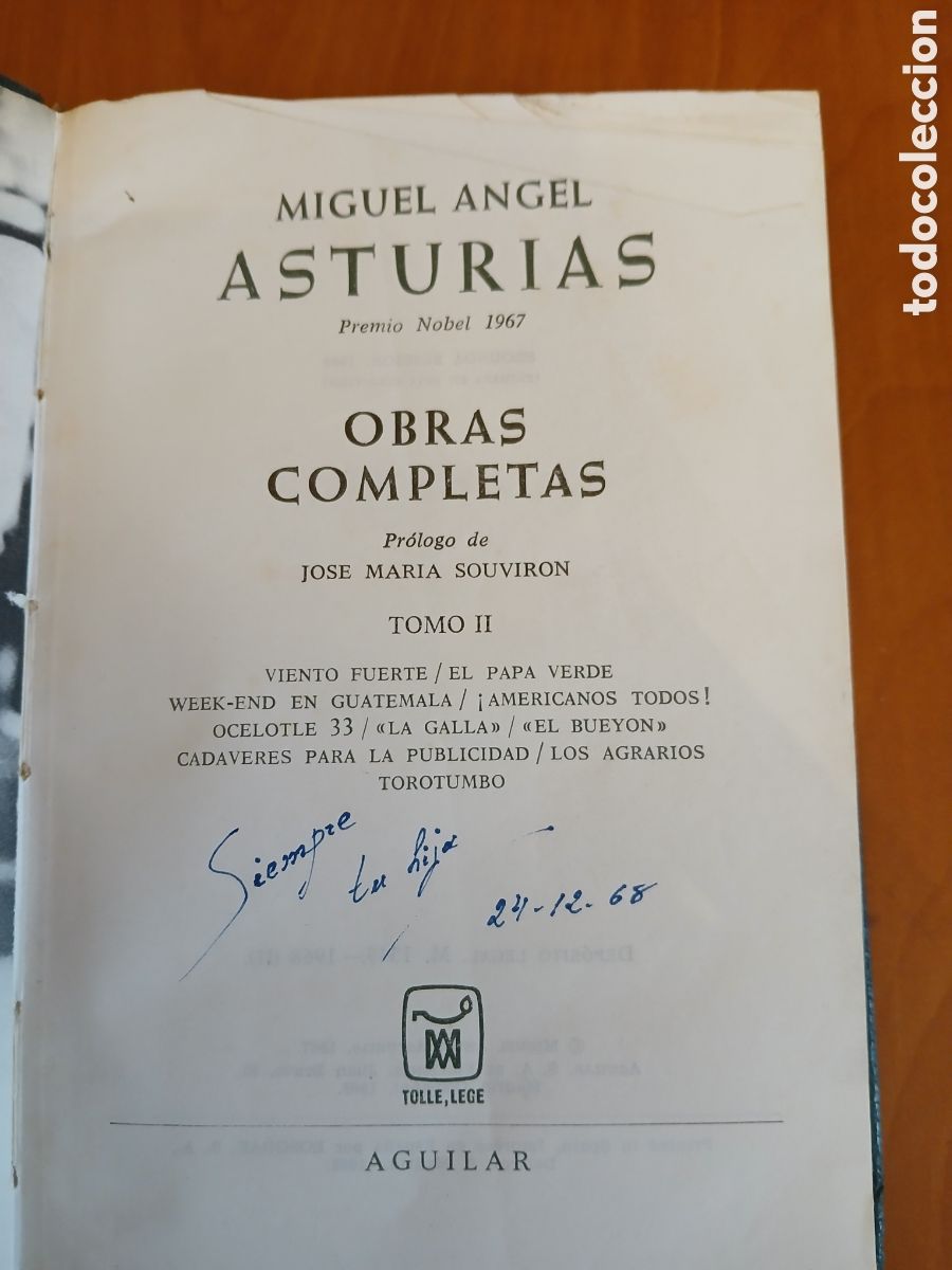 Libros de segunda mano: Obras Completas. M. A. Asturias. - Foto 5