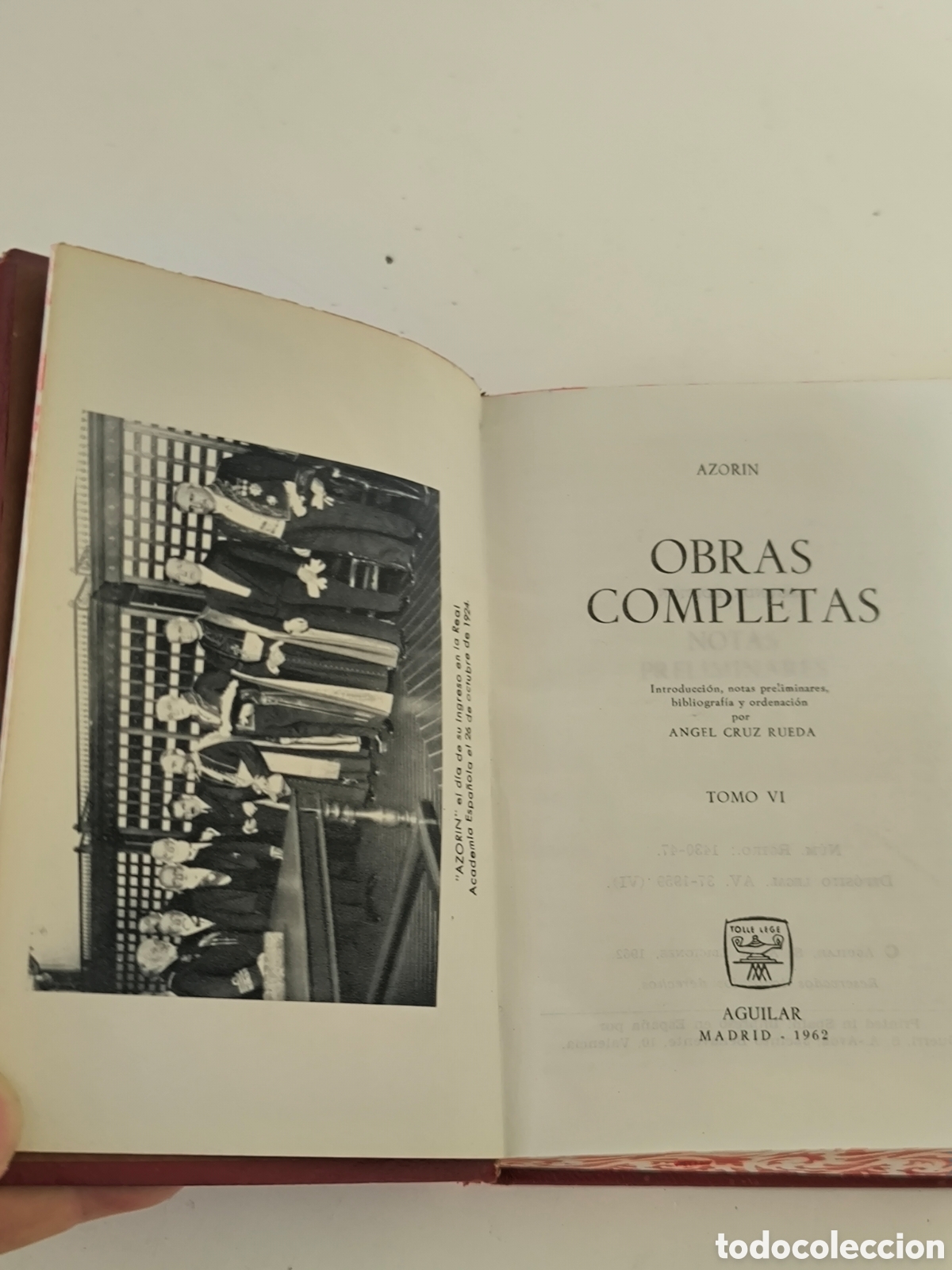 Libros de segunda mano: Azor&iacute;n obras completas VI Joya Aguilar 1962 - Foto 4