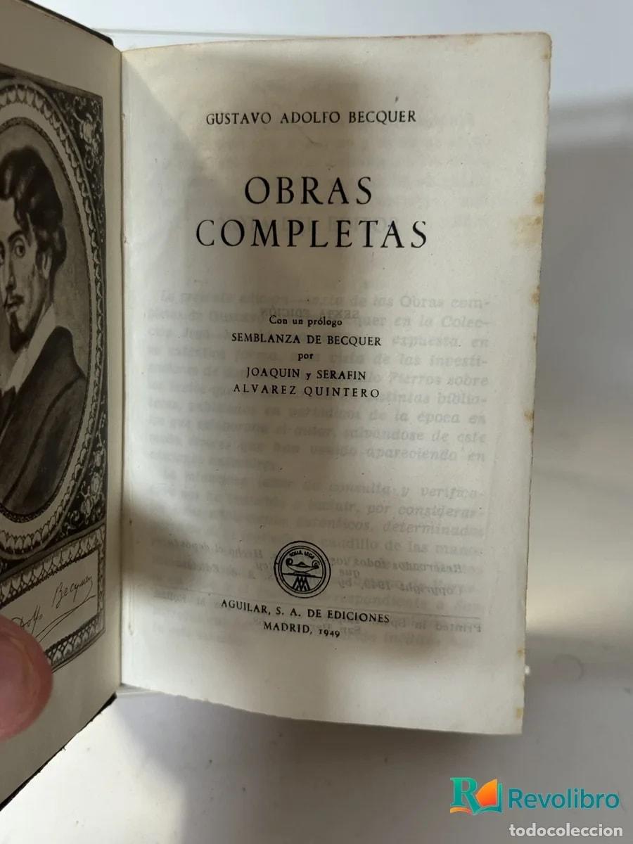 Libros de segunda mano: Obras Completas - Gustavo Adolfo Becquer