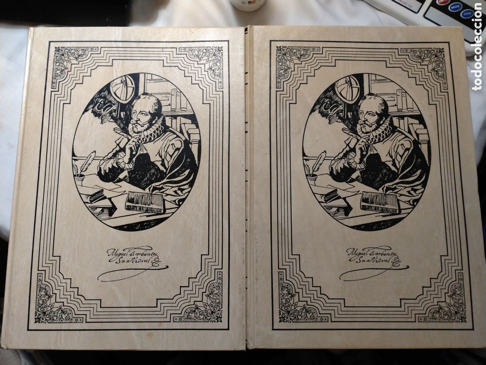 Libros de segunda mano: DON QUIJOTE DE LA MANCHA-MIGUEL DE CERVANTES - TOM&Aacute;S GORCHS - DOS TOMOS - EDICIONES RUEDA 1994.